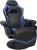 Gaming Recliner Chair with Footrest and Lumbar Support