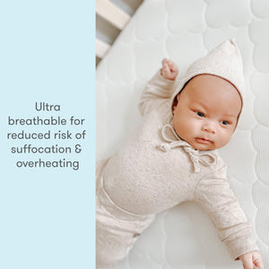 Breathable Crib & Toddler Mattress – Washable, Firm Support, 5.5" Thick