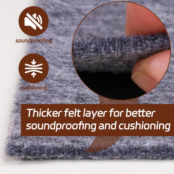 Non-Slip Felt Rug Pad for Hardwood & All Floor Types