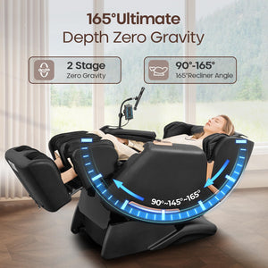 4D Full Body Massage Chair with SL Track & Zero Gravity