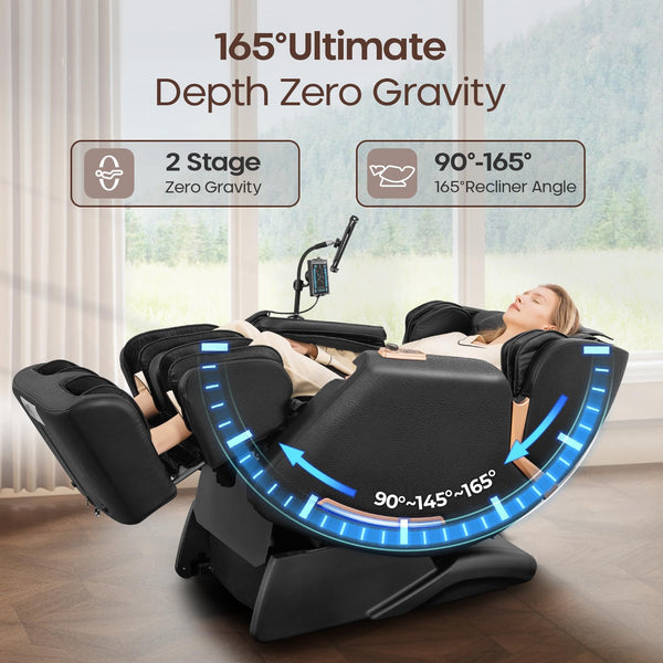 4D Full Body Massage Chair with SL Track & Zero Gravity