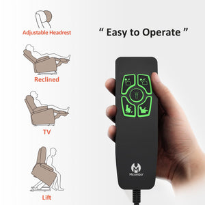 Power Lift Recliner Chair with Massage & Dual Heating