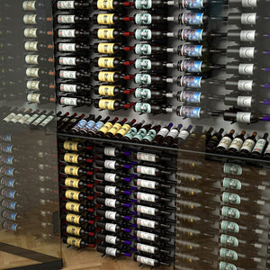 Wall Mounted Metal Wine Rack – 12 Bottle Modular Display