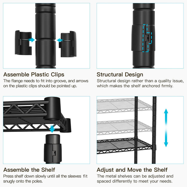 Covered Rolling Clothes Rack with Shelves & Hanger Rods
