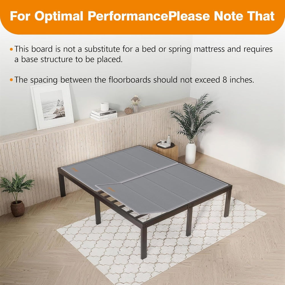 Bunkie Board with Anti-Slip Base – King, Full & Twin Sizes