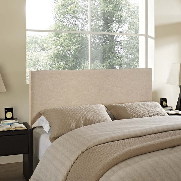 Linen Upholstered Queen Headboard