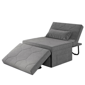 4-in-1 Convertible Sleeper Chair with Adjustable Backrest