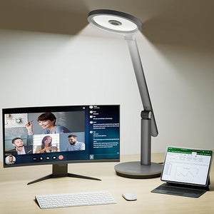 LED Desk Lamp – Dimmable Full-Spectrum Eye-Care Light with Timer