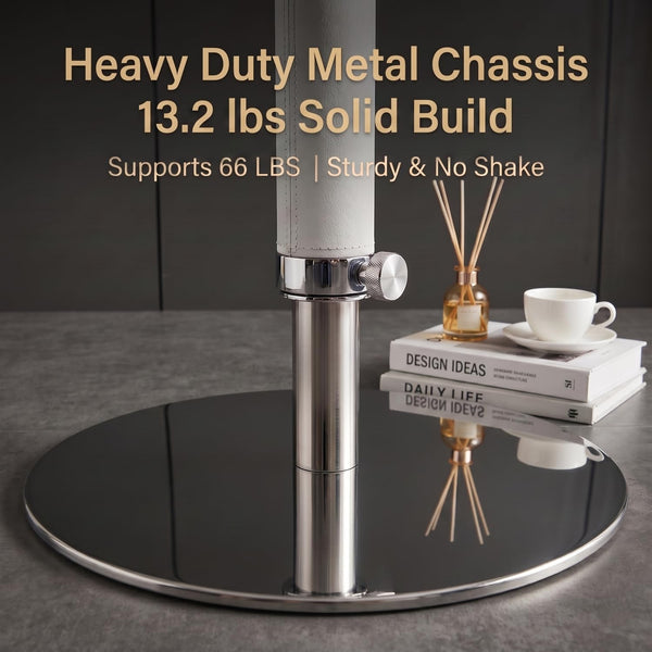 Adjustable Height 360° Swivel TV Tray Table