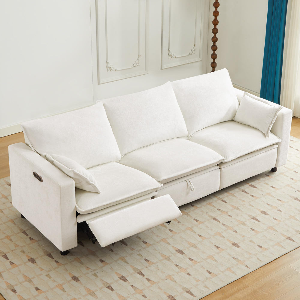 Power Reclining Sectional Sofa with Storage & USB Charging