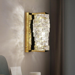 Modern Dimmable LED Crystal Wall Sconce