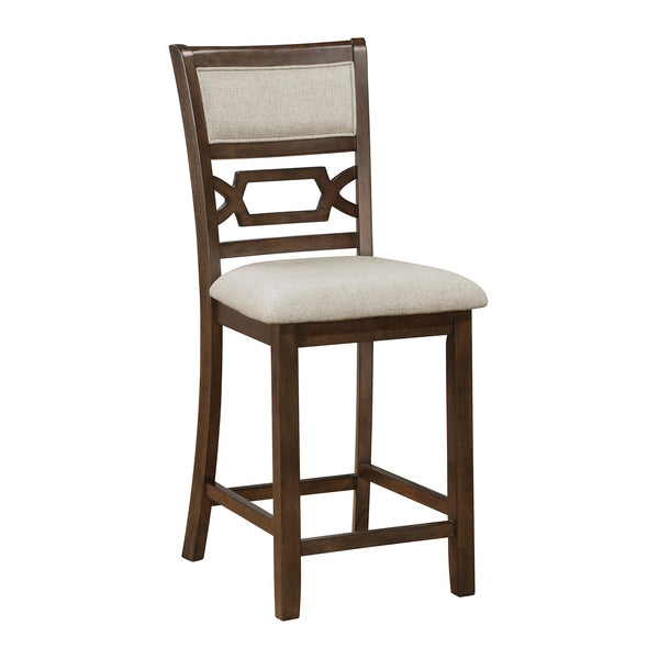5-Piece Counter Height Dining Set with Storage Shelf