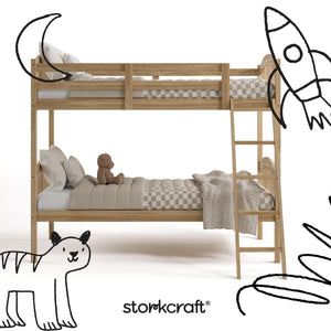 Twin Over Twin Bunk Bed — Convertible, GREENGUARD Gold Certified