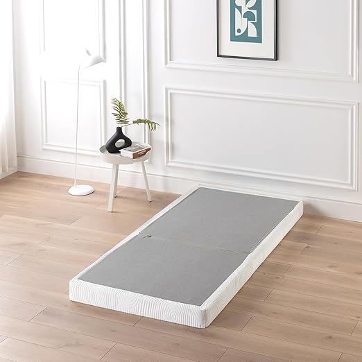4-Inch No-Assembly Folding Metal Box Spring Mattress Foundation