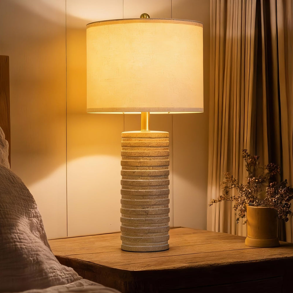Farmhouse Ceramic Table Lamps Set of 2