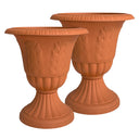 Tall Outdoor Decorative Planters Set of 2