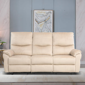 3-Seat Power Reclining Sofa with Console & Cup Holders