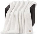 Plush Faux Fur Throw Blanket 50x70 Inch