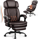 Big and Tall Office Chair 400 lbs with Footrest & Reclining