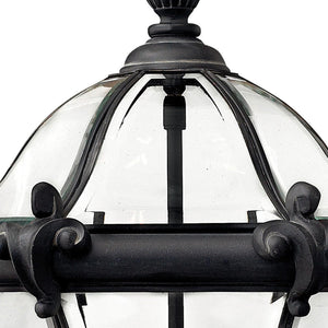Three-Light Outdoor Hanging Lantern Pendant