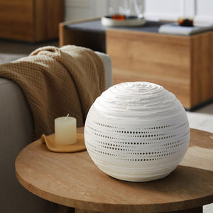 Ceramic Table Lamp – Dimmable, Warm Ambient Light, E12 Bulb Included