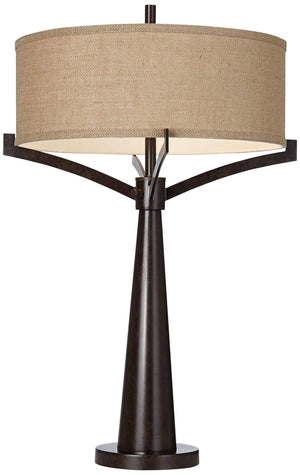 Industrial Bronze Table Lamps – Set of 2