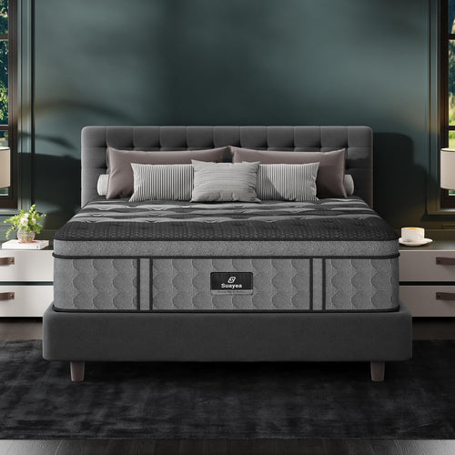 Hybrid Mattress in a Box – Memory Foam & Pocket Springs, 12–16 Inch, Queen King Cal King Twin XL