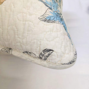 King Size Pillow Shams Set of 2 – Cotton Farmhouse Birds Print
