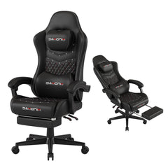 Big & Tall Ergonomic Gaming Chair with Footrest