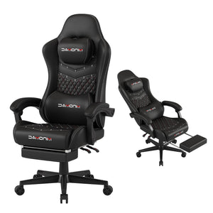 Big & Tall Ergonomic Gaming Chair with Footrest