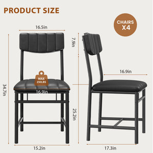 Upholstered Dining Chairs Set of 4