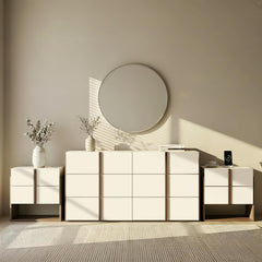 3-Piece Bedroom Set – 6-Drawer Dresser & 2 Charging Nightstands