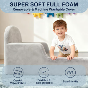 Toddler Floor Bed Full Foam with Removable Washable Cover