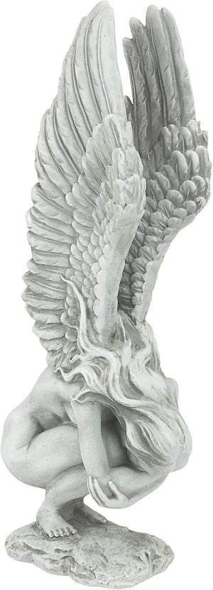 Ascending Angel Garden Statue – Resin Outdoor & Indoor Sculpture