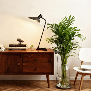 22" Industrial Metal Desk Lamp with Adjustable Neck & Stepless Dimmer