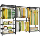 Freestanding Expandable Closet Garment Rack