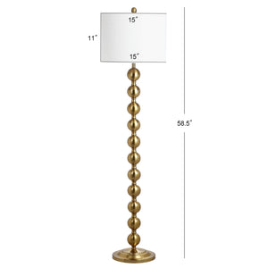 Stacked Ball Floor Lamp with LED Bulb