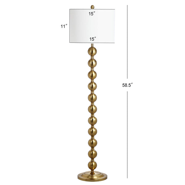 Stacked Ball Floor Lamp with LED Bulb