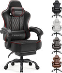 Big and Tall Gaming Chair with Footrest