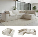 Modular L-Shaped Sectional Sofa with Chaise