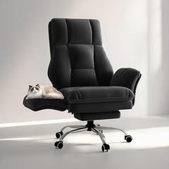 Big & Tall Office Chair with Flip Armrests & Footrest