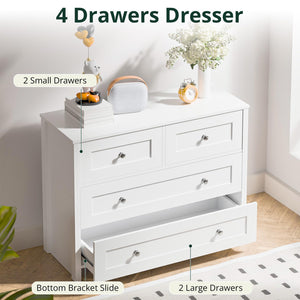 4-Drawer Dresser with Storage
