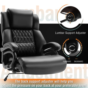 High Back Big & Tall Executive Office Chair – 400 lbs Capacity
