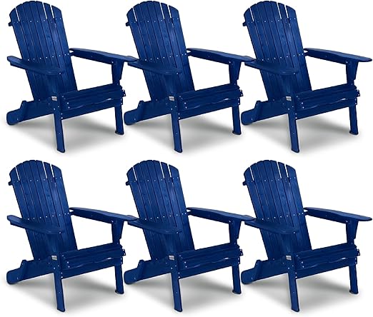 Folding Adirondack Chair – Solid Fir Wood, Outdoor