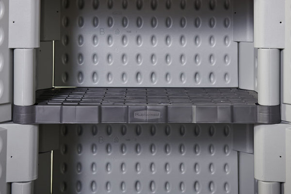 Freestanding Resin Storage Cabinet with Lockable Doors and Shelves