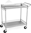 3-Tier Heavy Duty Rolling Utility Cart with Wheels
