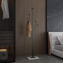 Tree-Shaped Coat Rack with Marble Base – 8 Hooks, 68.9" Tall