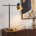 Mid-Century Adjustable Desk Lamp with LED Bulb