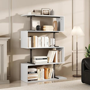 6-Tier Tall Bookshelf – Floor Standing Open Bookcase