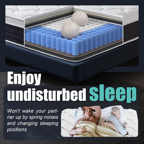 10-Inch Queen Mattress – Gel Memory Foam, Breathable, Bed in a Box